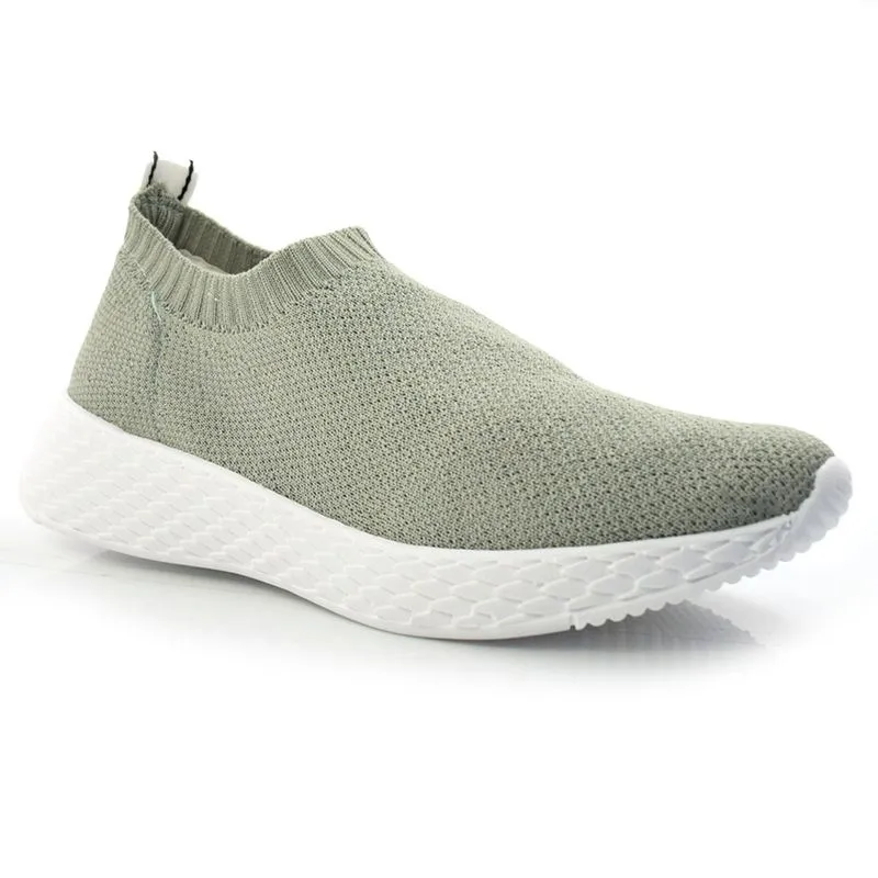 Tênis Feminino de Couro Suzzara Verde 14718 37