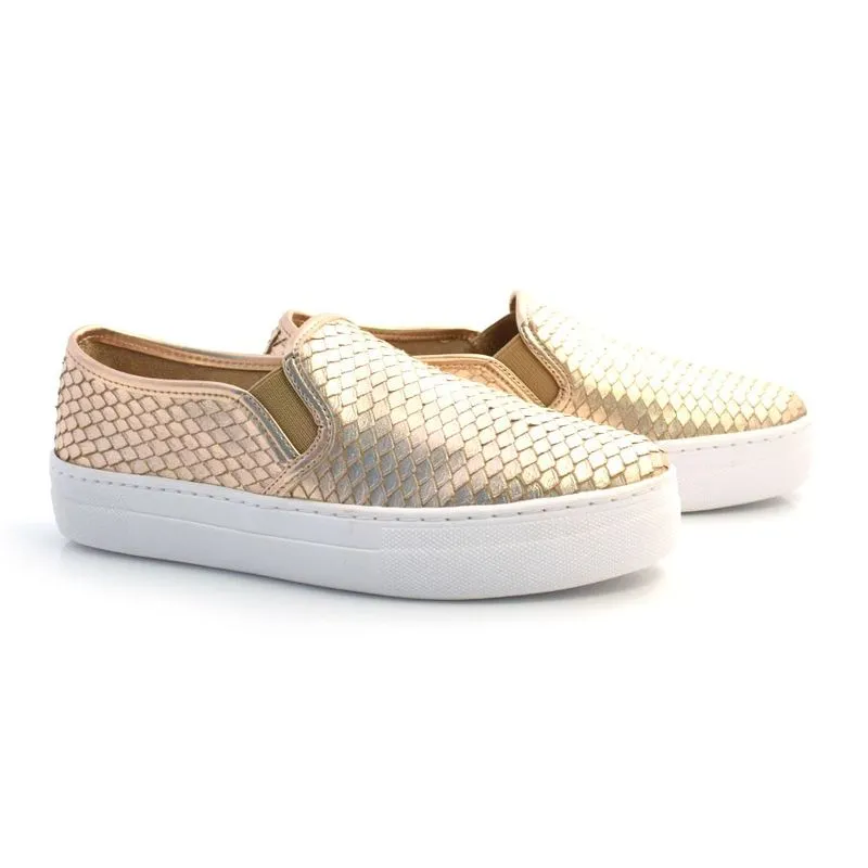 Tênis Iate Flatform Suzzara Amarelo 32775 LUX 37