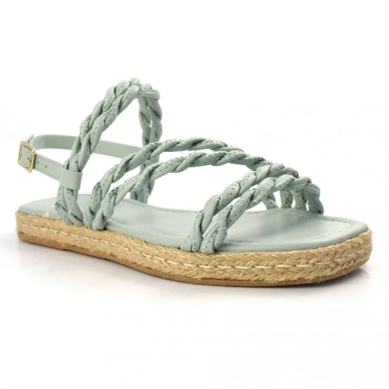 Sandália Birken Feminina de Couro Suzzara Verde 10610 34