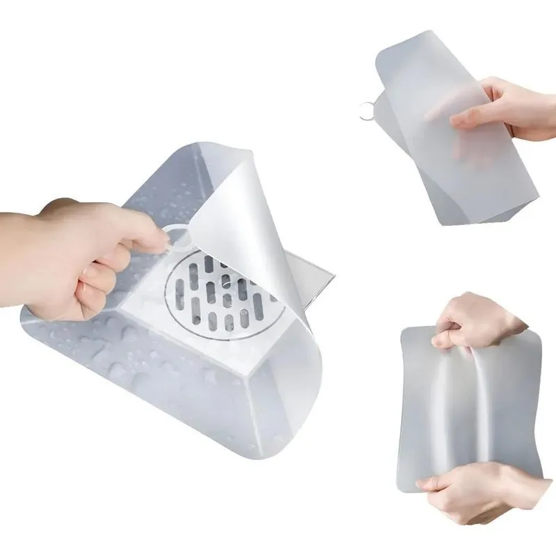 Protetor De Ralo Silicone Anti Odor E Insetos 20x20cm 2 Unid