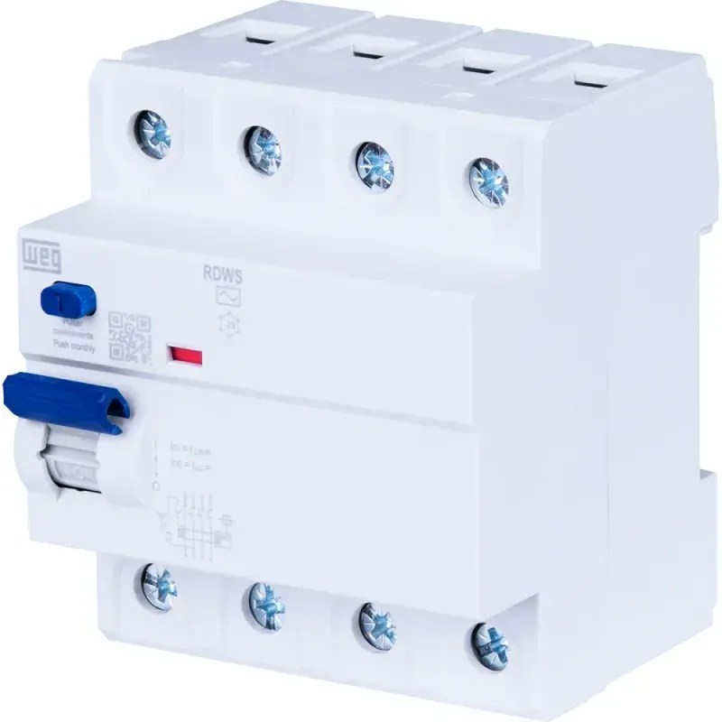 Interruptor DR RDW 63A 4 Polos 30ma Weg