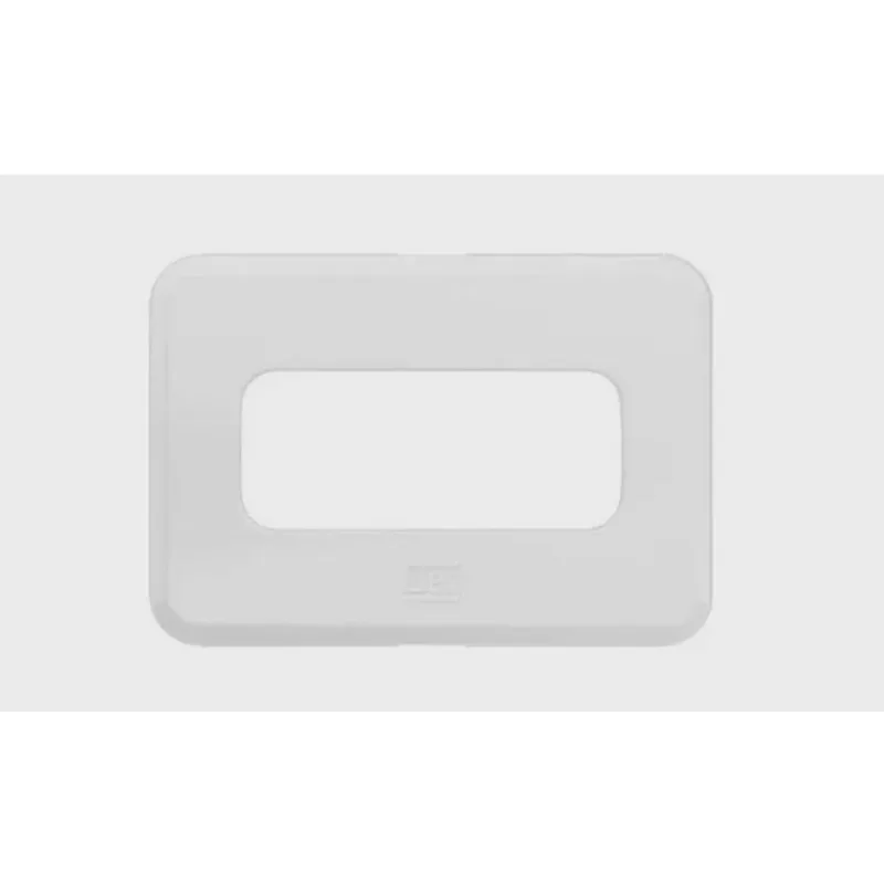 Mini Placa de Embutir Móveis 1 Posição Branco - Composé