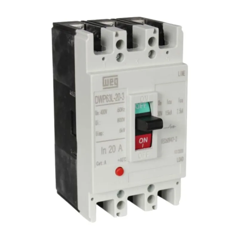 Disjuntor 3P 20A 15KA 380V DWP63L-20-3 14256722 Weg - WEG