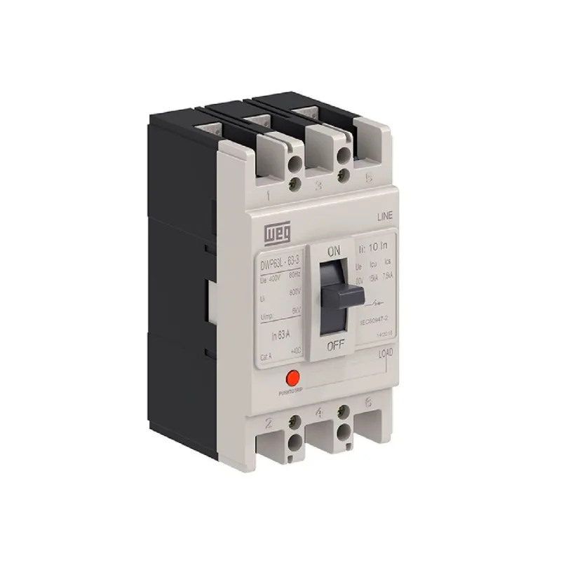 Disjuntor 3P 50A 15Ka 380V Dwp63L503 14256726 Weg - WEG