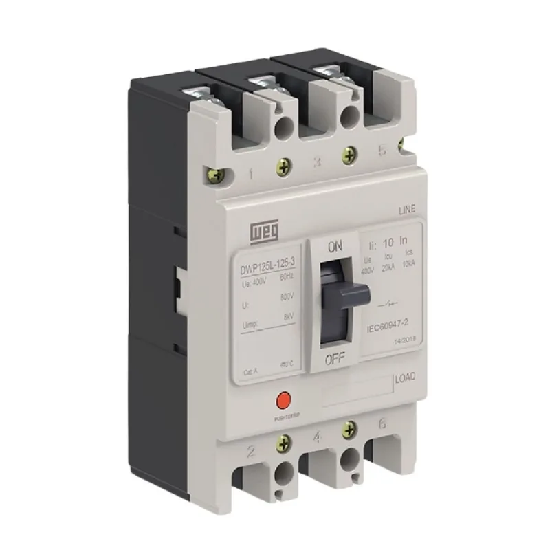 Disjuntor 3P 80A 20Ka 380V Dwp125L803 14256829 Weg - WEG