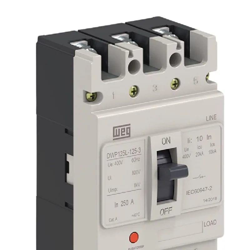 Disjuntor 3P 90A 20KA 380V DWP125L-90-3 14256831 Weg - WEG