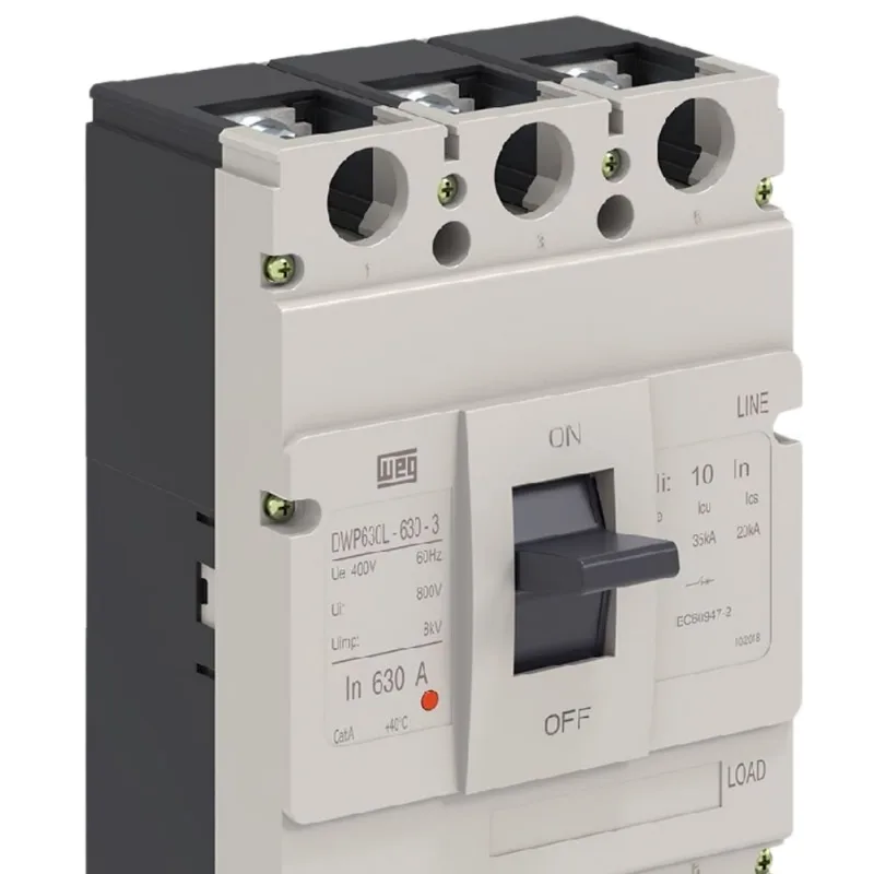 Disjuntor 3P 450A 35KA 380V DWP630L-450-3 14256844 Weg - WEG