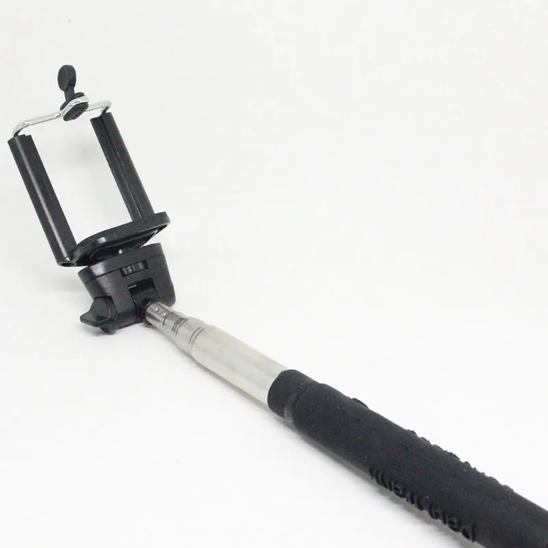Bastao Pau de Selfie Bluetooth Universal Monopod Retratil com controle Remoto Preto