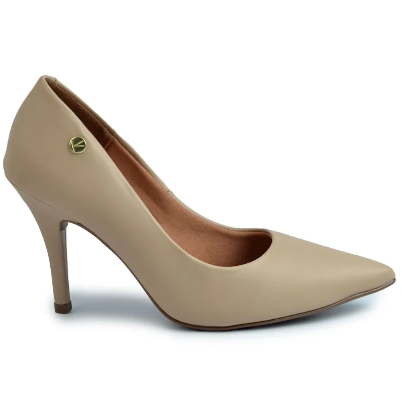 Scarpin Vizzano Feminino Salto Alto 1184.1101 PELIC 7286 PELICA BEGE 35