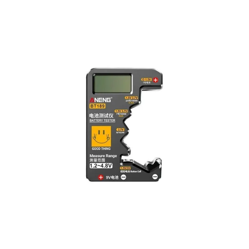 Testador Medidor De Pilhas Baterias Digital Aaa Aa 9v Cr123a