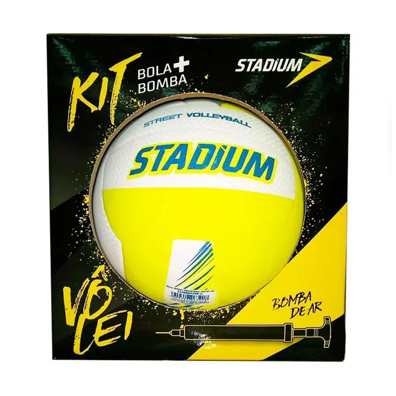 Bola de Vôlei E Bomba Profissional Stadium Matrix - Stadium