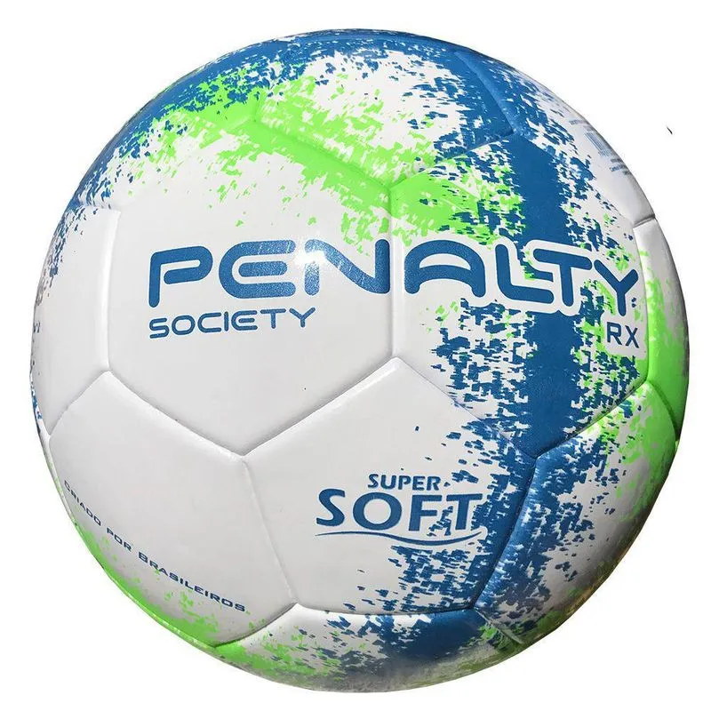 Bola Society Penalty Rx R3 Fusion Branco E Verde