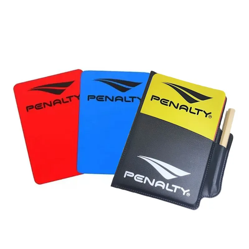Cartão de Árbitro Penalty Futsal com case e Mini Lápis Preto - U