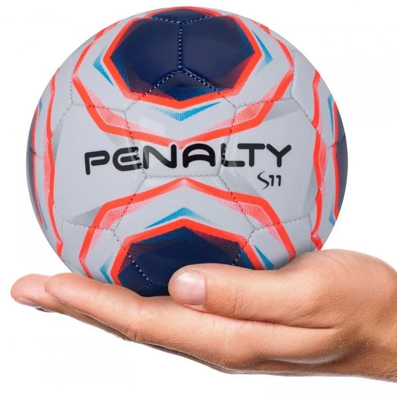 Mini Bola Penalty T50 S11 Xu Campo - Branco E Laranja