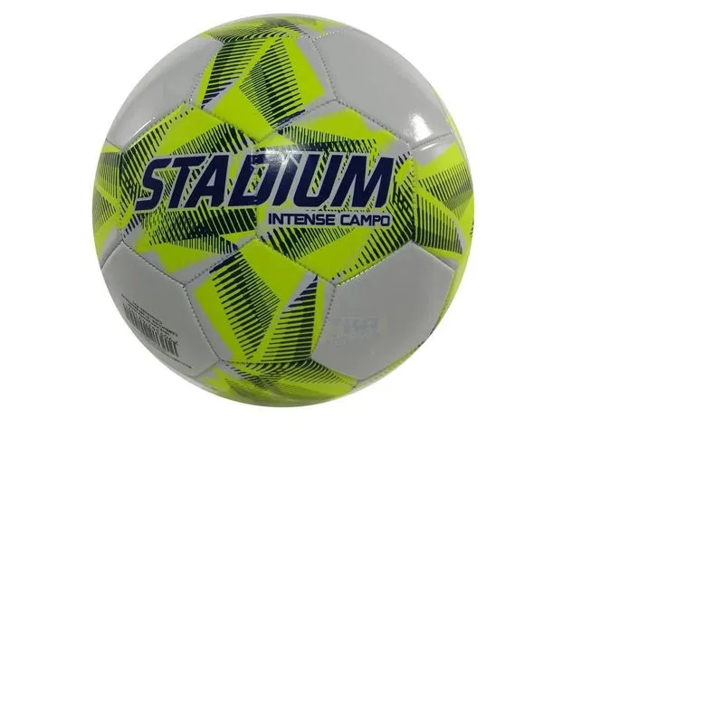 Bola Campo Stadium Intense X Amarela + Bomba De Ar