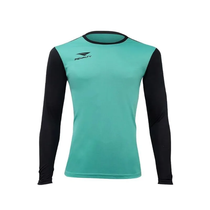 Camisa de Goleiro Penalty Delta Infantil 10 / Verde e Preto
