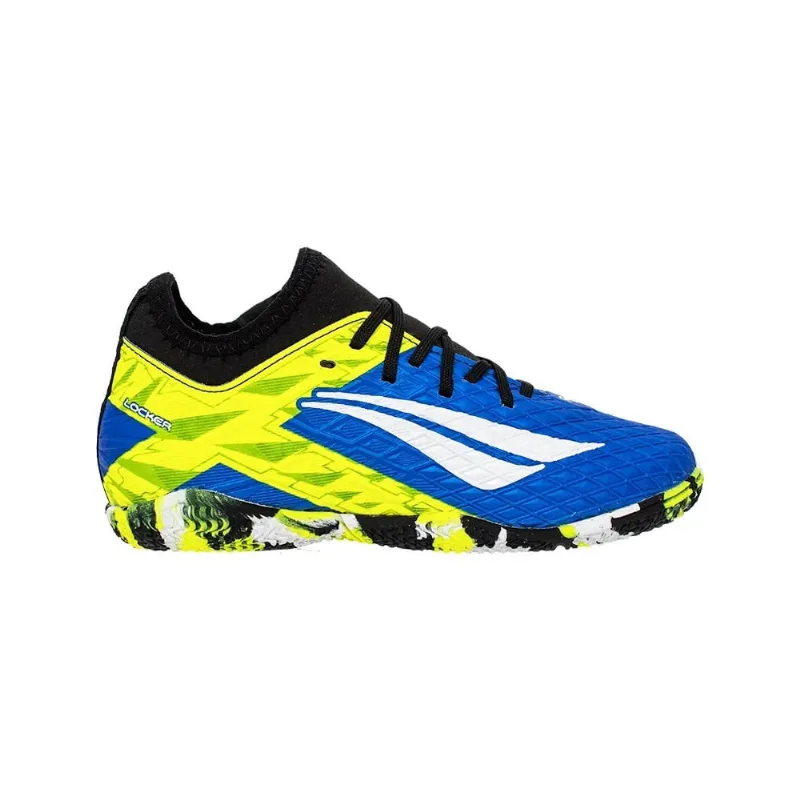 Chuteira Futsal Penalty Kids Locker Verde/Azul 126255/6387