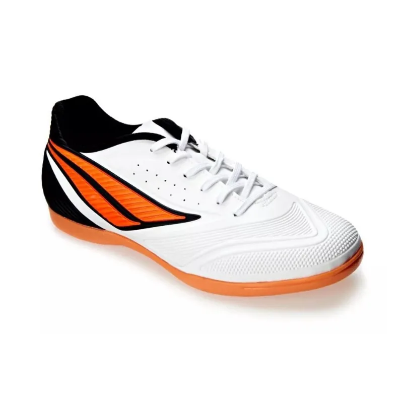 Chuteira Futsal Masc Penalty Branco/Coral 124256/1965