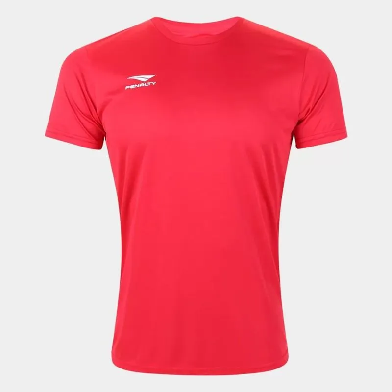 Camiseta Dry Penalty Masculina Manga Curta Treino Conforto M. / VERMELHO-BORGONHA