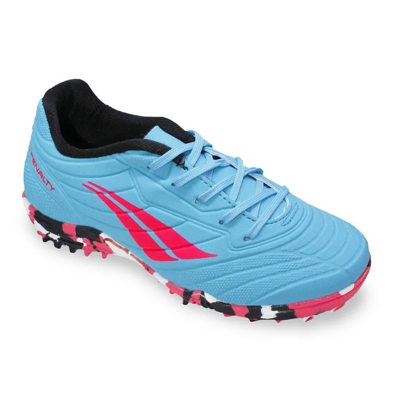Chuteira Society Penalty Matís XXI Kids 35 / Azul e Rosa