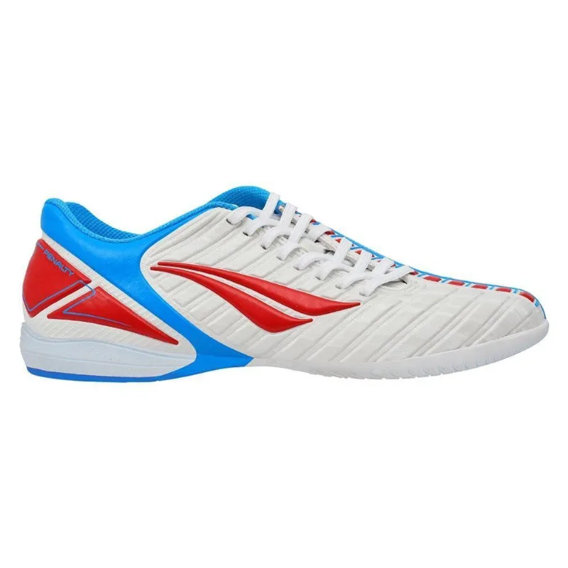 Chuteira Futsal Penalty Digital Pró Y-2 43 / Branco e Vermelho