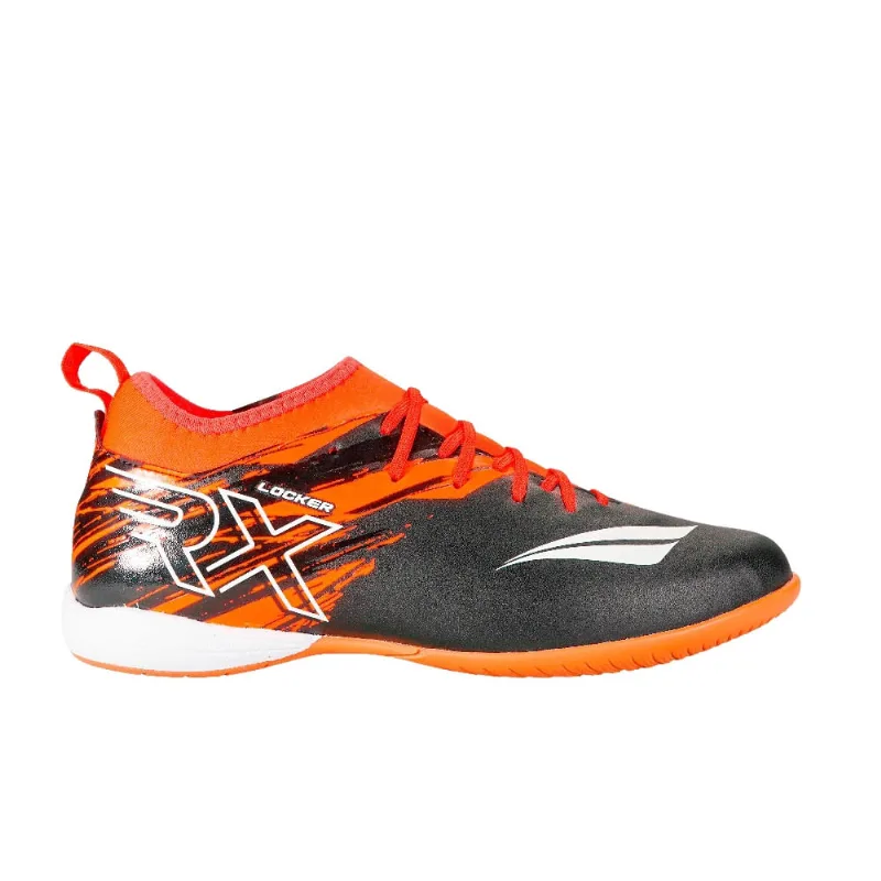 Chuteira Penalty Futsal Rx Locker Y4 - Preto e Laranja - Penalty