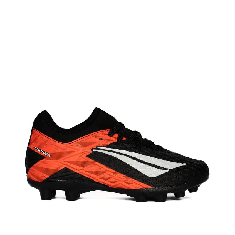Chuteira Infantil Penalty Campo RX Locker Preto/Vermelho - 33