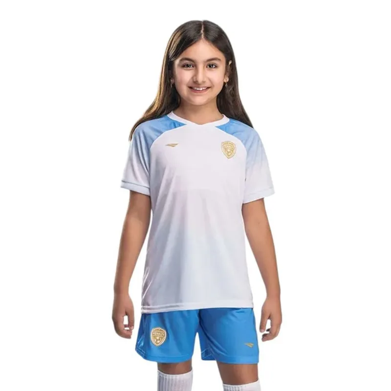 Camiseta Penalty Futebol Infantil 14 / Branco e Azul