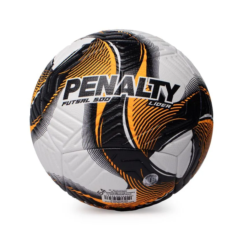 Bola Futsal Penalty Líder XXV Branco/Laranja - U