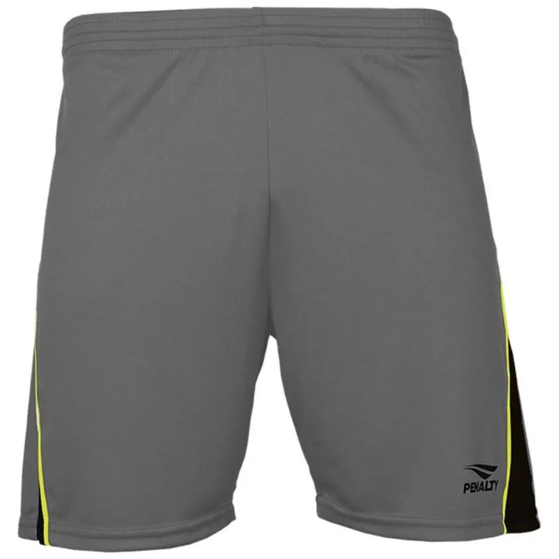 Calção Masculino Penalty Shoulder Futebol Cinza/Verde - GG