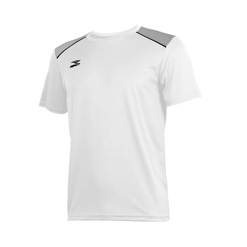 Camiseta Penalty M/C Shoulder Masculina 310739-1200 GG / Branco-Cinza