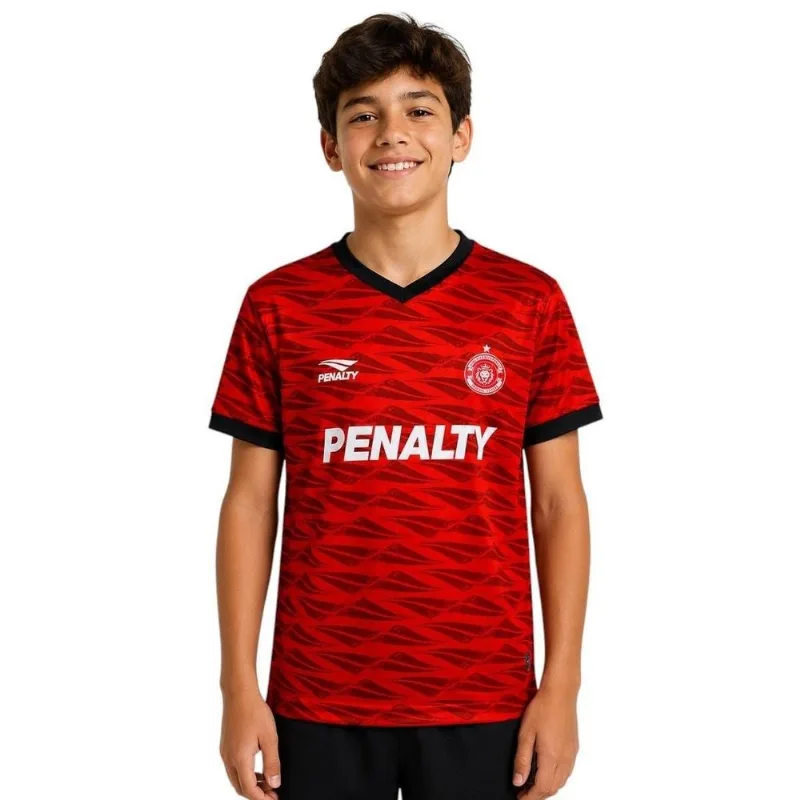 Camiseta Penalty Futebol Flag Juvenil 14 / Vermelho