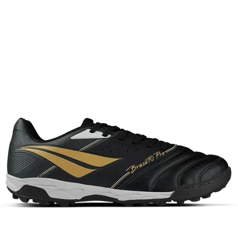 Chuteira Masculina Penalty Society Brasil 70 Preto/Dourado - 42
