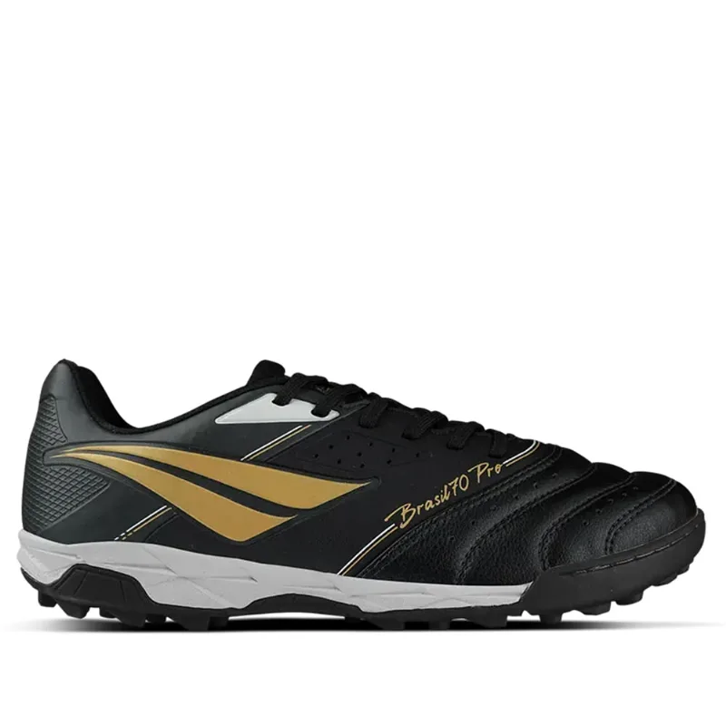 Chuteira Masculina Penalty Society Brasil 70 Preto/Dourado - 44