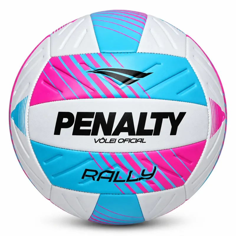 BOLA DE VÔLEI PENALTY RALLY XXVI BRANCO/AZUL/ROSA
