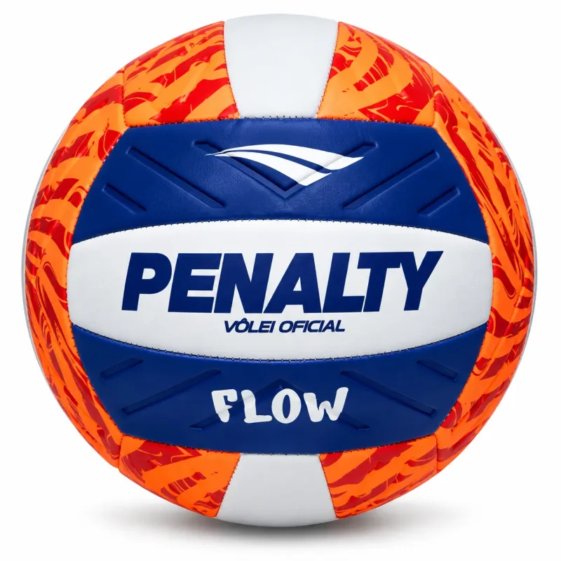 BOLA DE VÔLEI PENALTY FLOW XXVI LARANJA/AZUL/BRANCO