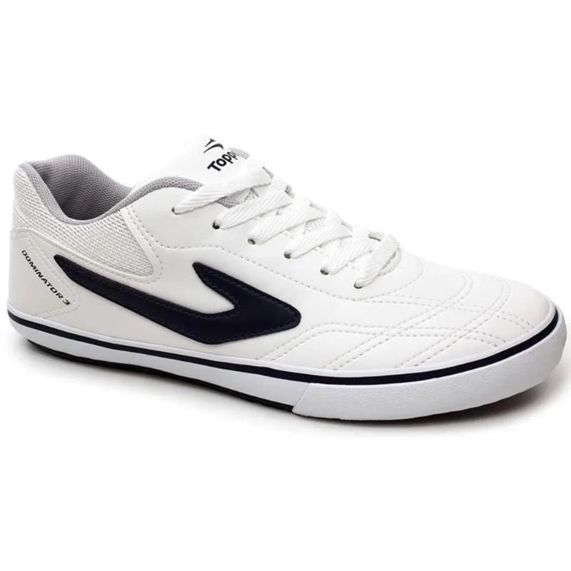 Tênis Futsal Topper Dominator 3 Branco Marinho