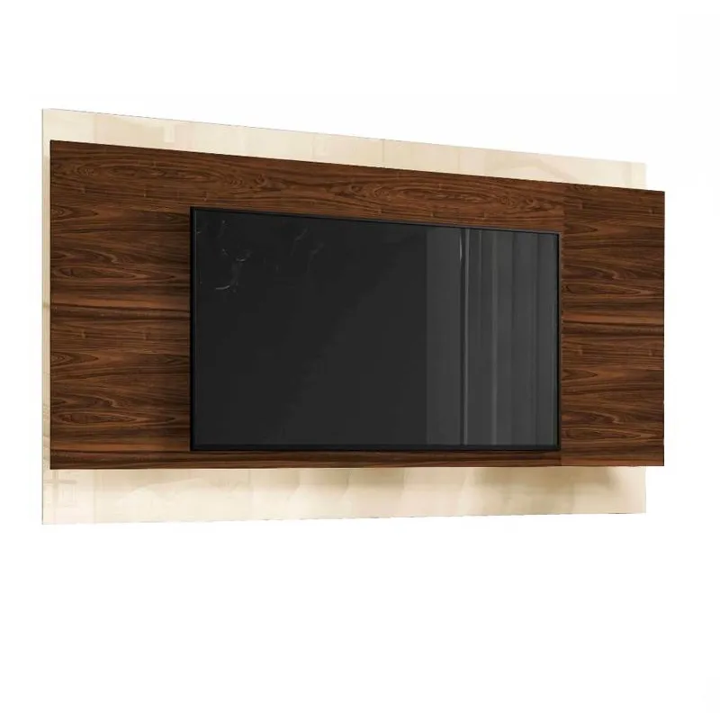 Painel Arcade 1.8 para TV de até 75 Polegadas Palisandro/Off White - Mobler