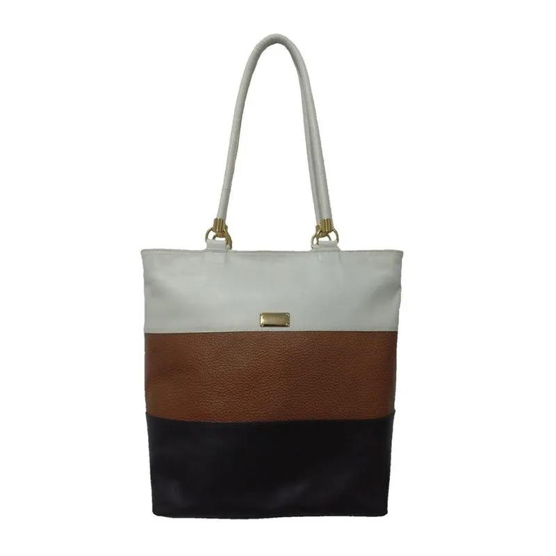 Bolsa Sacola Topgrife Shopper Couro Multicolorido