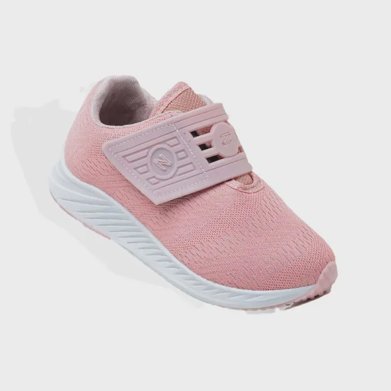 Tênis Baby Calce Fácil Branco Rose Zeuz 57CX-V