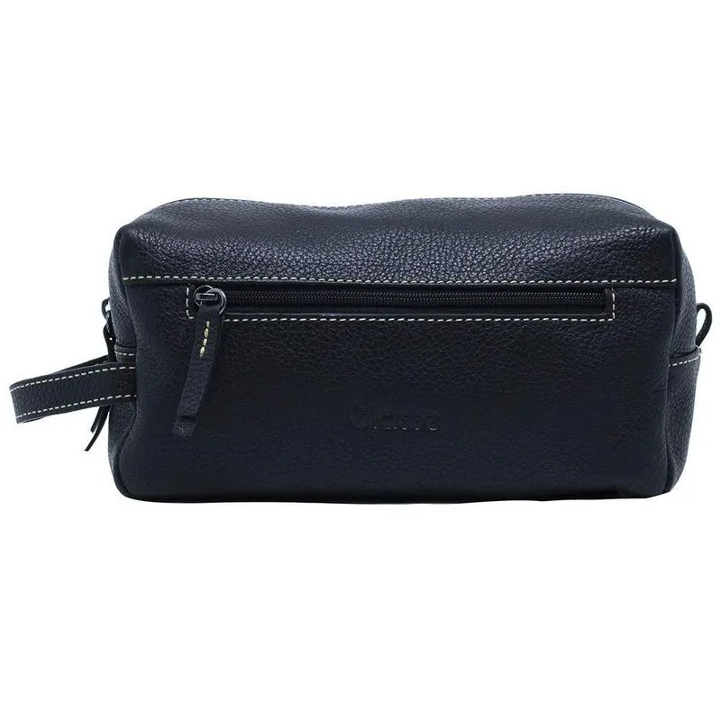 Necessaire Classe Couro Masculina Nc29-2 Cb05 Preto