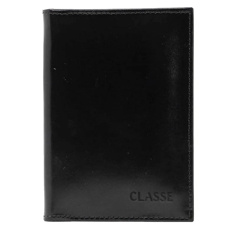 Carteira Porta Cartão Documentos Classe Couro 221 Preto