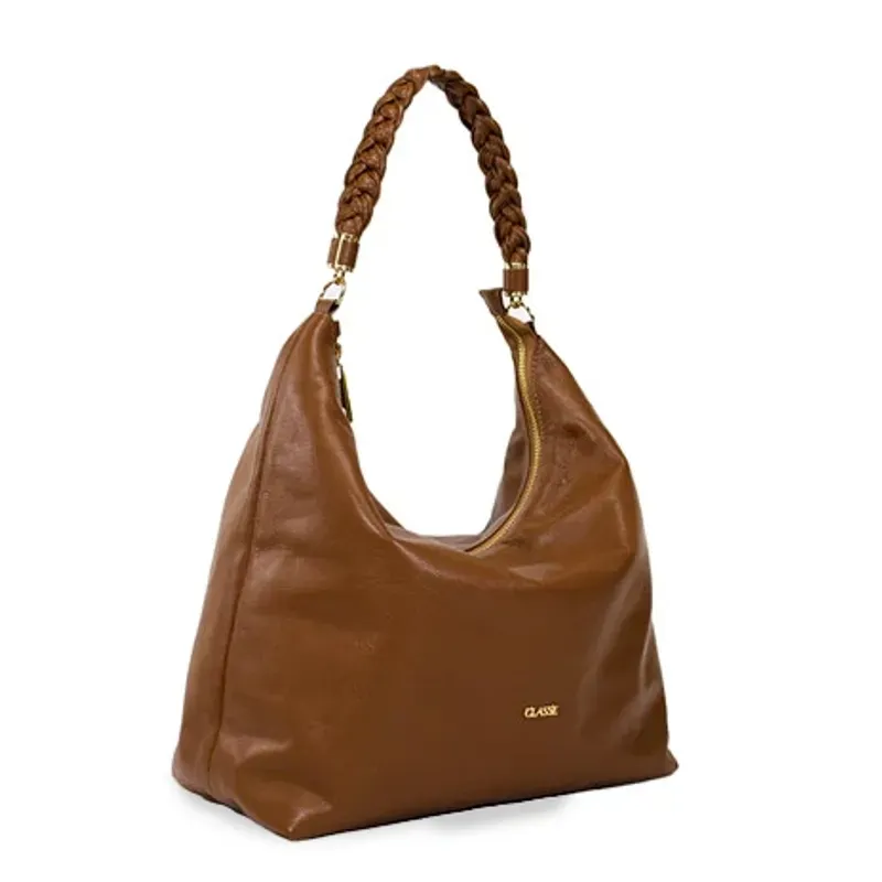 Bolsa Shopping Bag Classe Couro Feminina Marrom UNICO