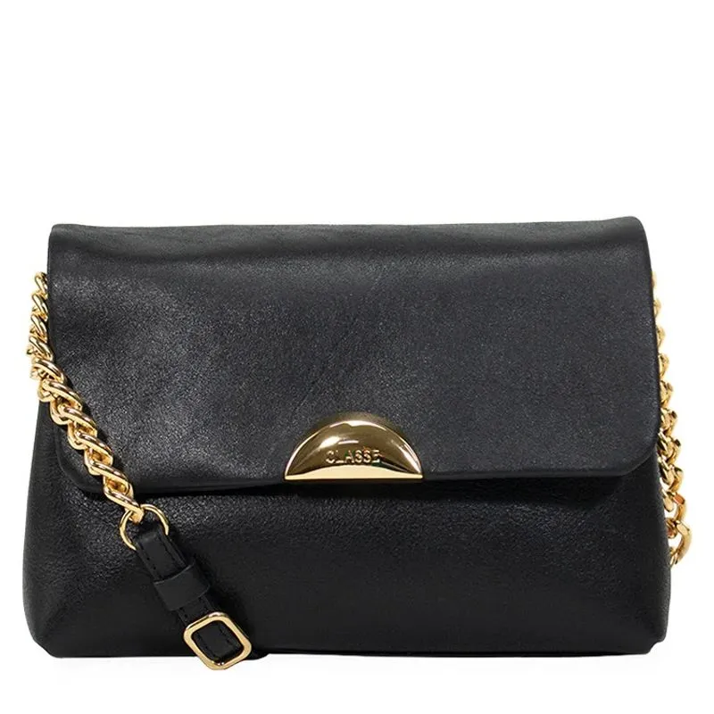 Bolsa Classe Couro Luma Tiracolo Mini Feminina Preta Bolsa Preta Classe Couro Tiracolo Bag Mini Luma Feminina