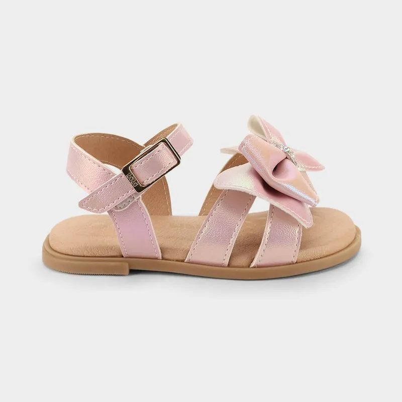 Sandália Infantil Bibi Shine Rosa Perolada 22