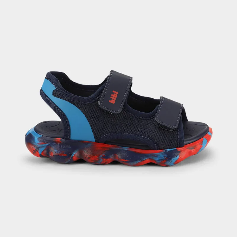 Sandália Infantil Bibi Sandals Sport Azul e Vermelha 29