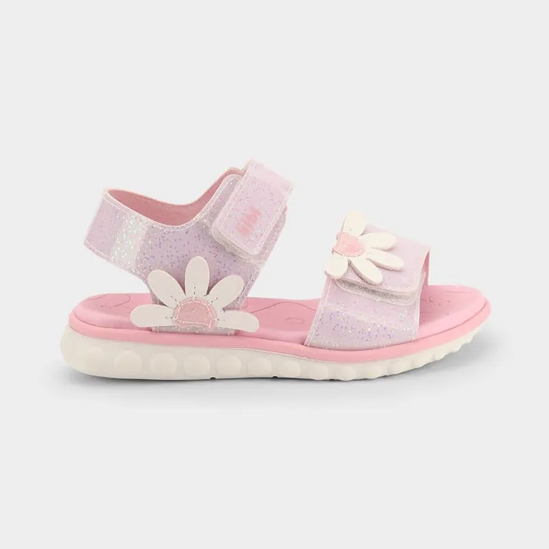 Sandália Infantil Bibi Summer Roller Sport 3.0 Branco com Rosa 20