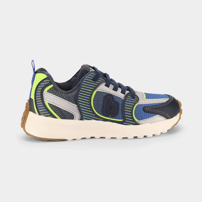 Tênis Infantil Bibi Jogging Kids Azul com Verde 37