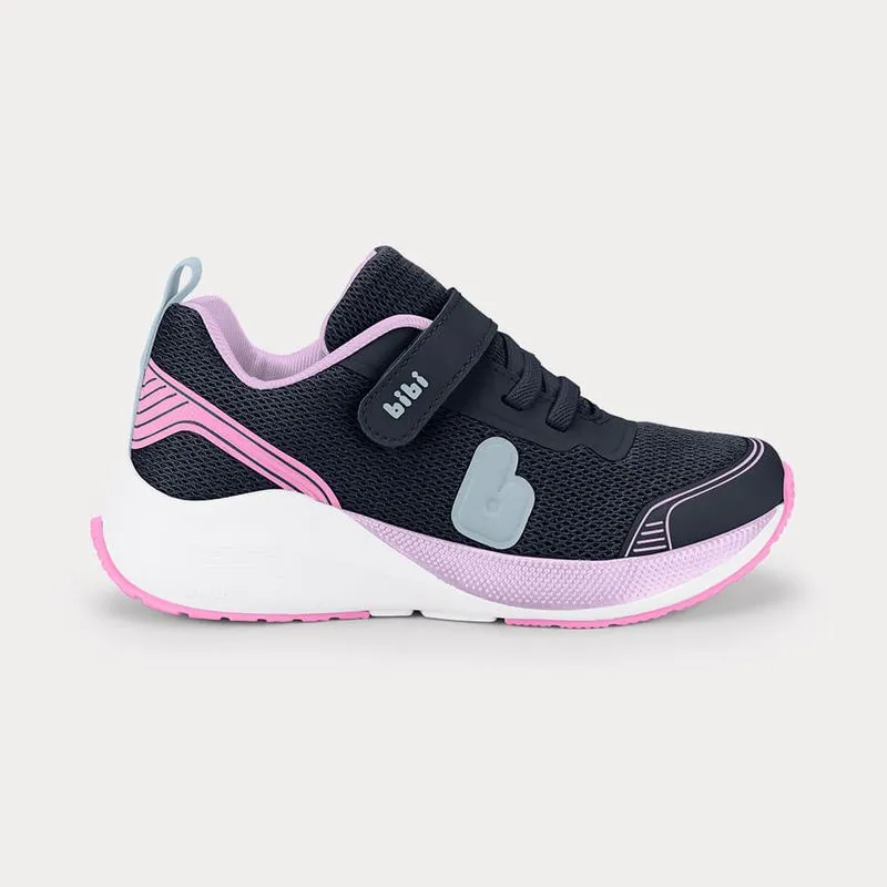 Tênis Infantil Bibi High School Azul Marinho com Lilás 29