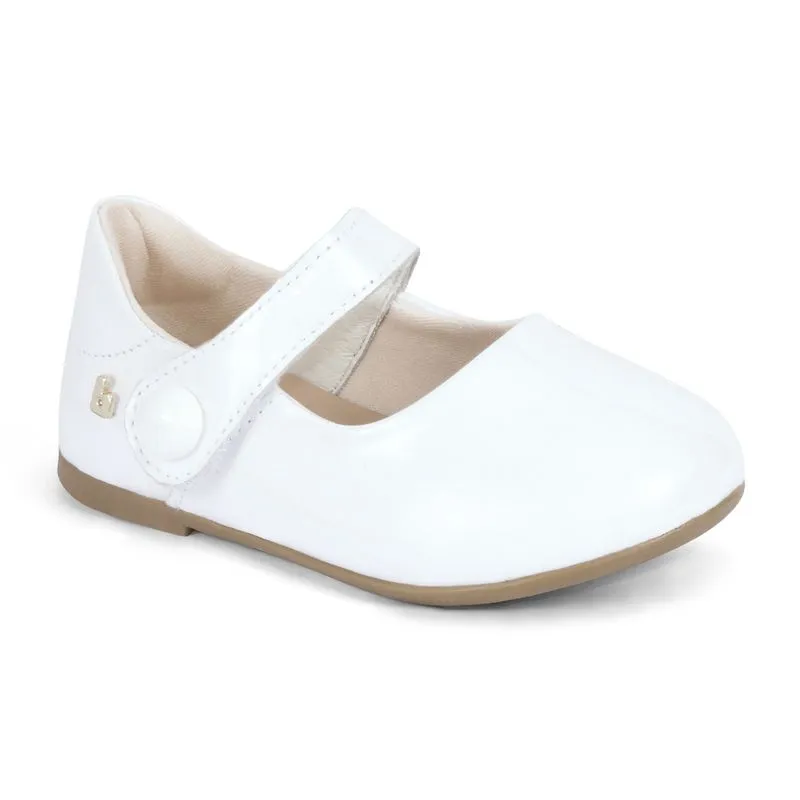 Sapatilha Infantil Bibi Anjos Feminino Branco Verniz - 1072055 24
